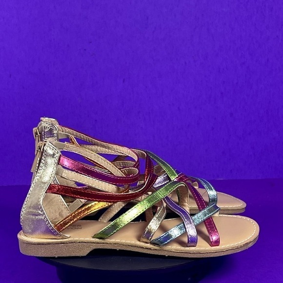 Harper Canyon Girls Multicolor Gladiator Sandals Shoe Size 1-NEW - Picture 1 of 9